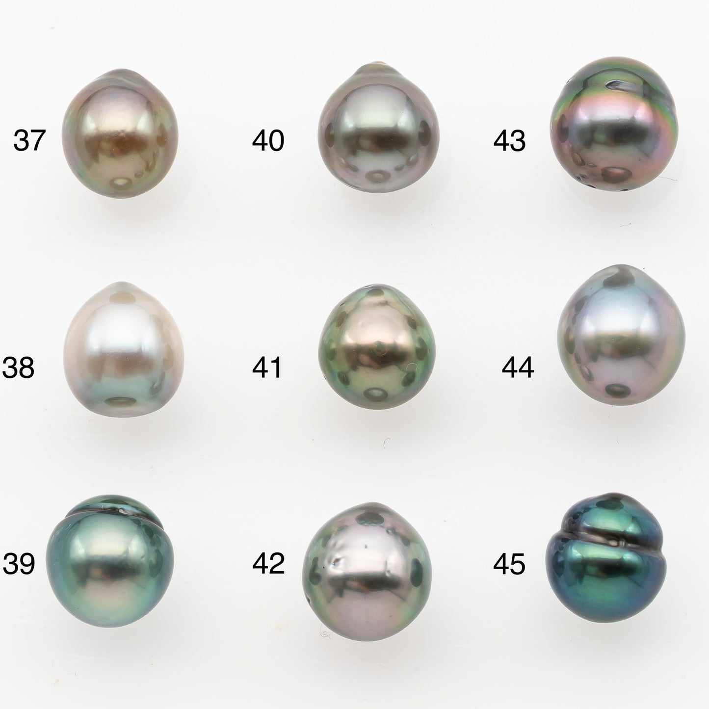8-9mm Tahitian Pearl, Loose Undrilled with High Luster and Minor Blemishes for Jewelry Making, SKU # 3030TH