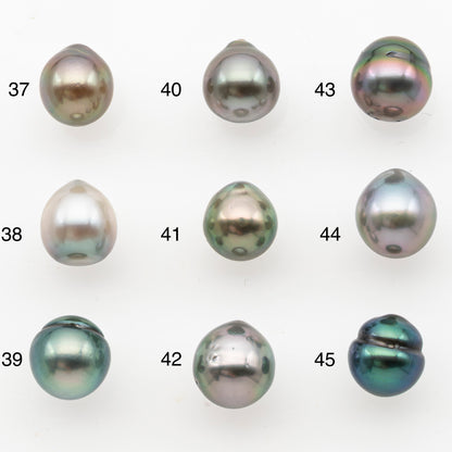 8-9mm Tahitian Pearl, Loose Undrilled with High Luster and Minor Blemishes for Jewelry Making, SKU # 3030TH