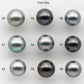 10-11mm High Quality Tahitian Pearl Round in Natural Color and Very Nice Luster, Single Piece Loose Undrilled for Making Jewelry SKU #2142TH