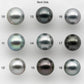 10-11mm High Quality Tahitian Pearl Round in Natural Color and Very Nice Luster, Single Piece Loose Undrilled for Making Jewelry SKU #2142TH