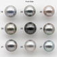 10-11mm High Quality Tahitian Pearl Round in Natural Color and Very Nice Luster, Single Piece Loose Undrilled for Making Jewelry SKU #2142TH