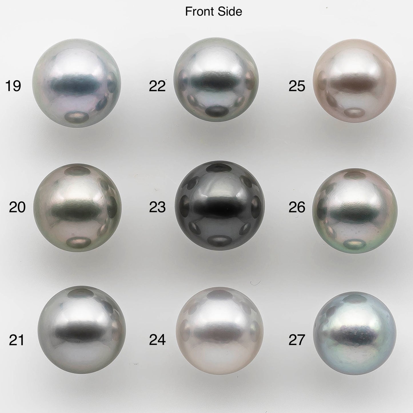 10-11mm High Quality Tahitian Pearl Round in Natural Color and Very Nice Luster, Single Piece Loose Undrilled for Making Jewelry SKU #2142TH