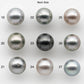 10-11mm High Quality Tahitian Pearl Round in Natural Color and Very Nice Luster, Single Piece Loose Undrilled for Making Jewelry SKU #2142TH