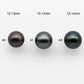 9-14mm Tahitian Pearl Round with High Luster and Natural Color with Blemishes, Loose Single Piece Undrilled, SKU # 2149TH