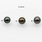 9-14mm Tahitian Pearl Round with High Luster and Natural Color with Blemishes, Loose Single Piece Undrilled, SKU # 2149TH