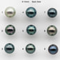 8-10mm Tahitian Pearl Round with High Luster and Natural Color with Minor Blemishes, Loose Single Piece Undrilled, SKU # 2150TH