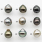 10-11mm Tahitian Pearl Drop with High Luster and Natural Color with Minor Blemishes, Loose Single Piece Undrilled, SKU # 2155TH