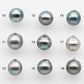 10-11mm Tahitian Pearl Drop Undrilled Loose Single Piece in High Luster and Natural Color with Minor Blemishes, SKU #2156TH