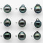 10-11mm Tahitian Pearl Drop with High Luster and Natural Color with Minor Blemishes, Loose Single Piece Undrilled, SKU # 2161TH