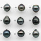 10-11mm Tahitian Pearl Drop with High Luster and Natural Color with Minor Blemishes, Loose Single Piece Undrilled, SKU # 2161TH