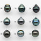 10-11mm Tahitian Pearl Drop with High Luster and Natural Color with Minor Blemishes, Loose Single Piece Undrilled, SKU # 2161TH