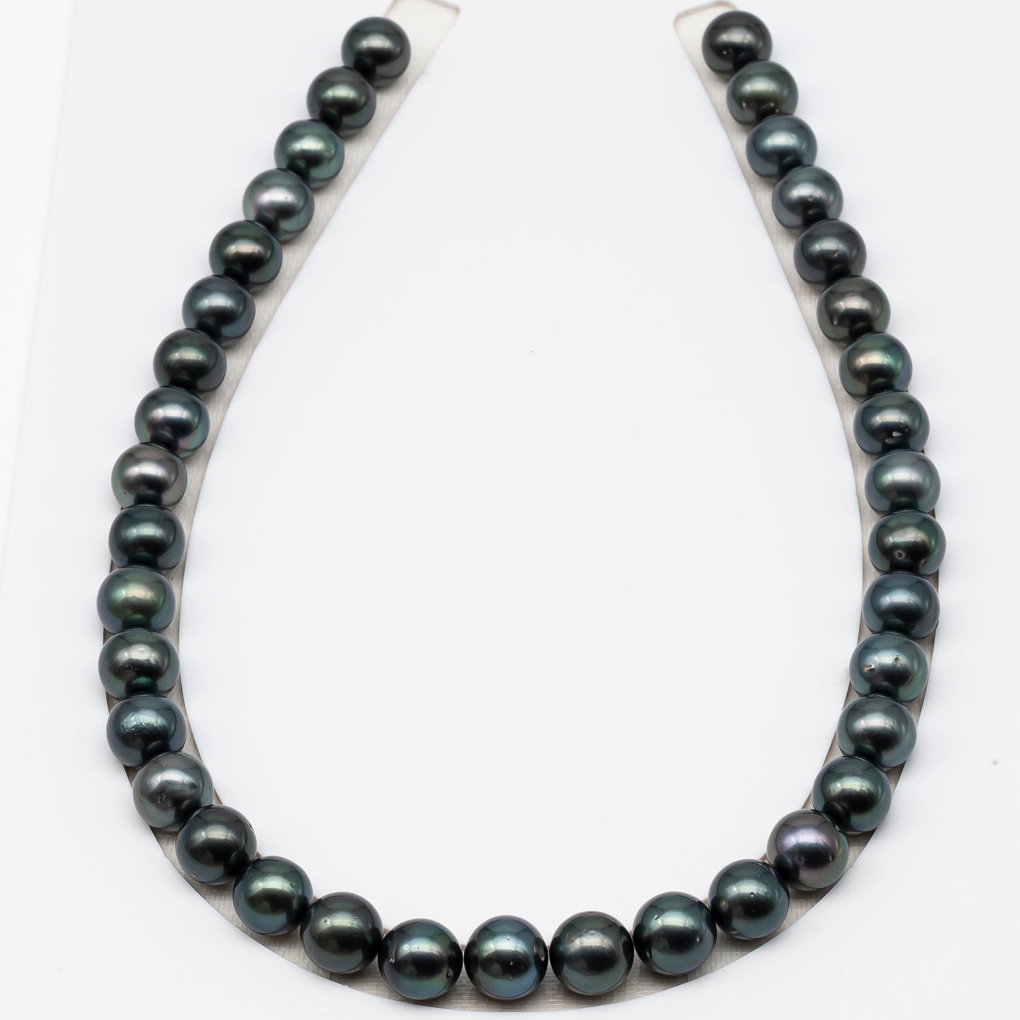 11-12mm Tahitian Pearls, 16” Full Strand, Undrilled (No Hole), Natural Color, High Luster, SKU # 3058TH