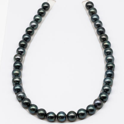 11-12mm Tahitian Pearls, 16” Full Strand, Undrilled (No Hole), Natural Color, High Luster, SKU # 3058TH