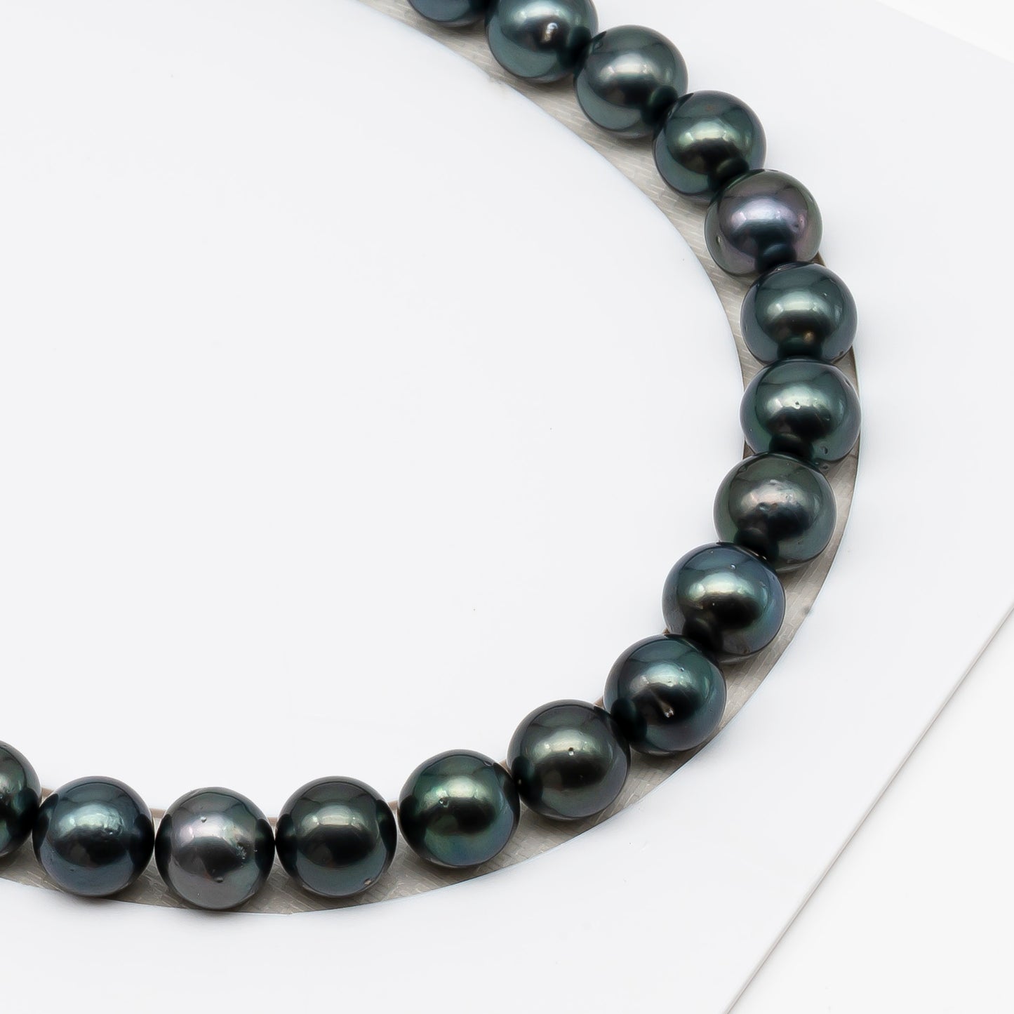 11-12mm Tahitian Pearls, 16” Full Strand, Undrilled (No Hole), Natural Color, High Luster, SKU # 3058TH