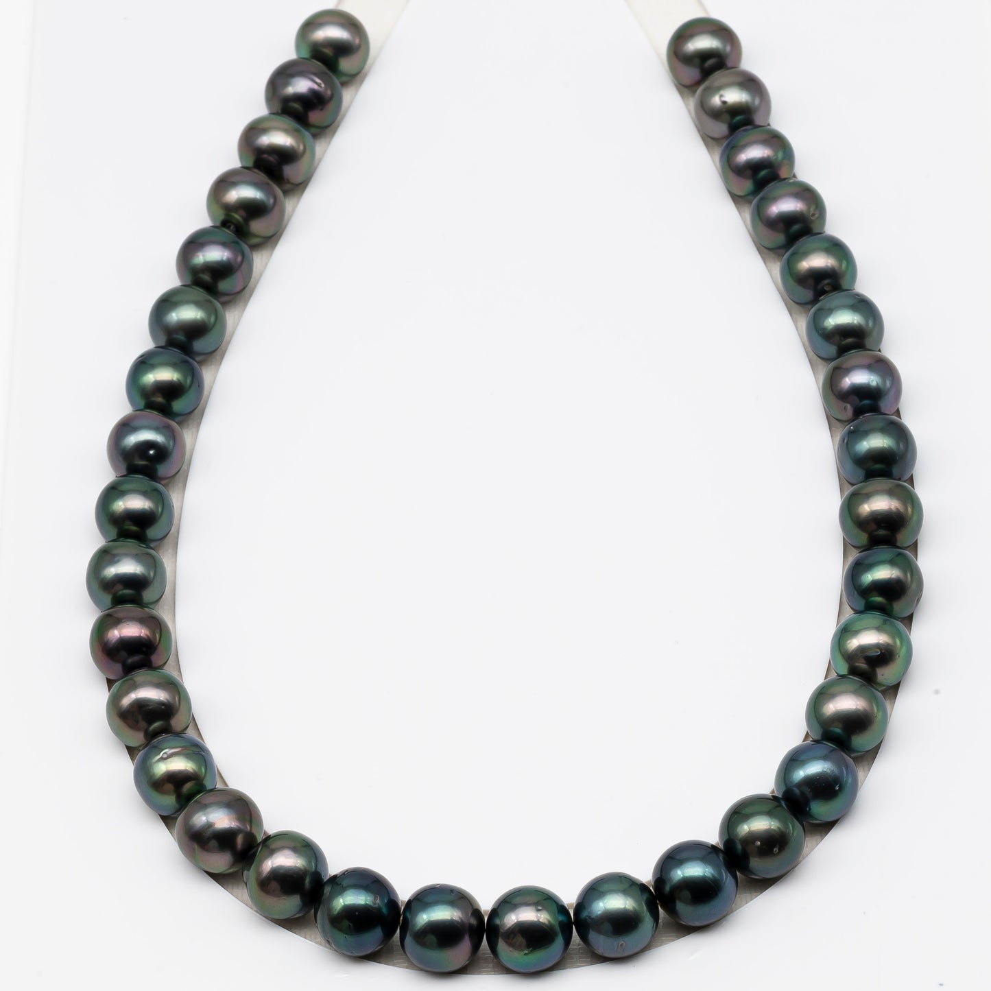 12-13mm Tahitian Pearls, 16” Full Strand, Undrilled (No Hole), Natural Color, High Luster, SKU # 3059TH