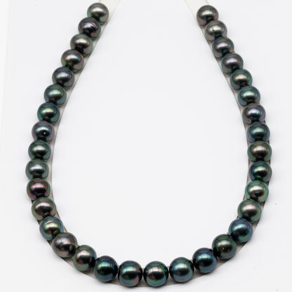 12-13mm Tahitian Pearls, 16” Full Strand, Undrilled (No Hole), Natural Color, High Luster, SKU # 3059TH