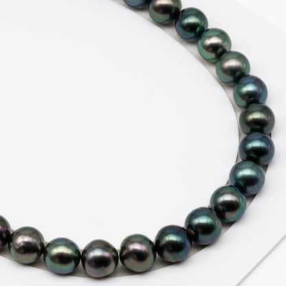 12-13mm Tahitian Pearls, 16” Full Strand, Undrilled (No Hole), Natural Color, High Luster, SKU # 3059TH