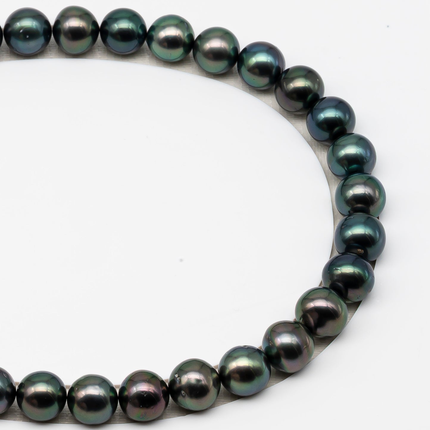 12-13mm Tahitian Pearls, 16” Full Strand, Undrilled (No Hole), Natural Color, High Luster, SKU # 3059TH
