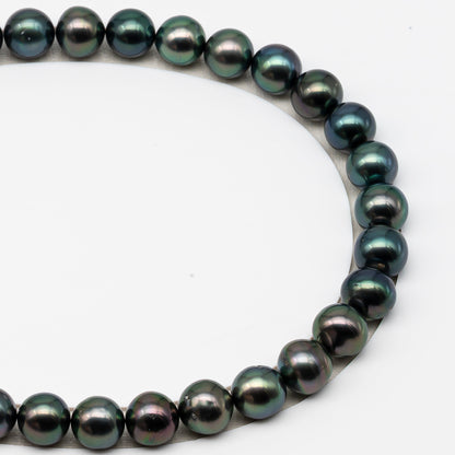 12-13mm Tahitian Pearls, 16” Full Strand, Undrilled (No Hole), Natural Color, High Luster, SKU # 3059TH