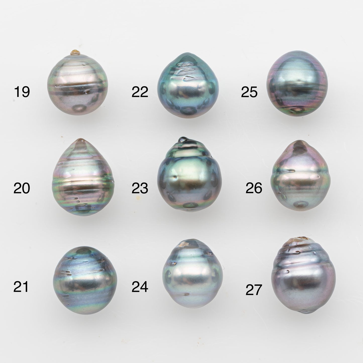 11-12mm Tahitian Pearl, Loose Undrilled with High Luster and Blemishes for Jewelry Making, SKU # 2922TH