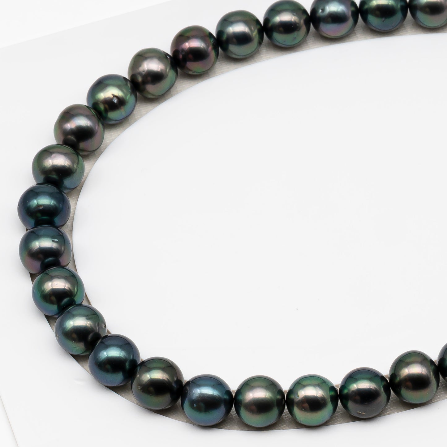 12-13mm Tahitian Pearls, 16” Full Strand, Undrilled (No Hole), Natural Color, High Luster, SKU # 3059TH