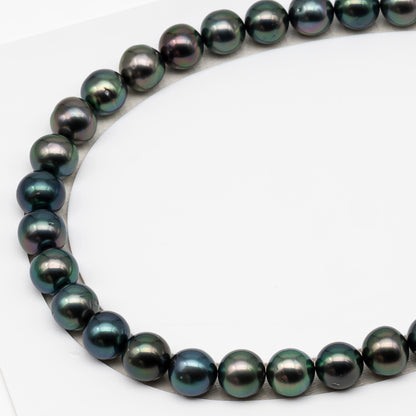 12-13mm Tahitian Pearls, 16” Full Strand, Undrilled (No Hole), Natural Color, High Luster, SKU # 3059TH