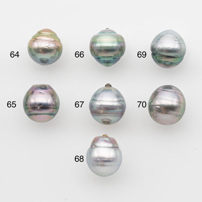 11-12mm Tahitian Pearl, Loose Undrilled with High Luster and Blemishes for Jewelry Making, SKU # 2922TH