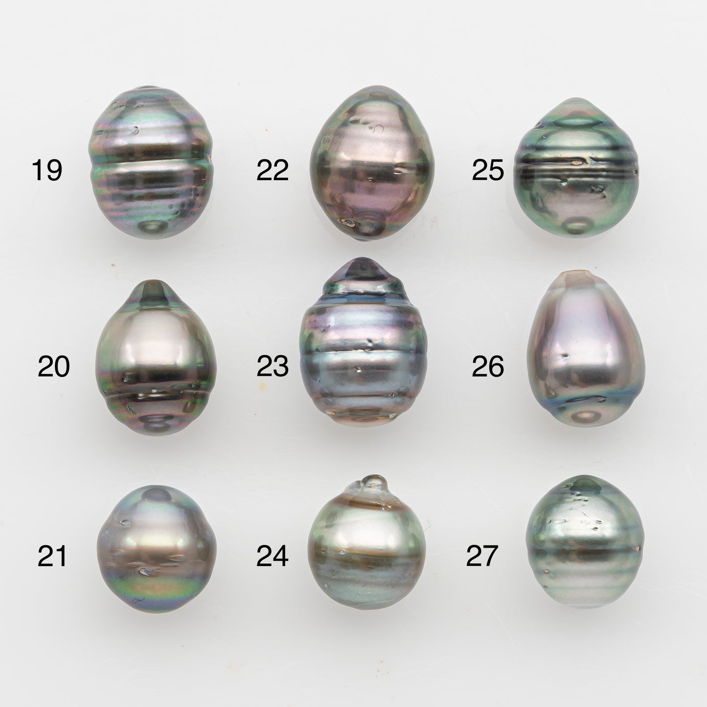 11-12mm Tahitian Pearl, Loose Undrilled with High Luster and Blemishes for Jewelry Making, SKU # 2923TH