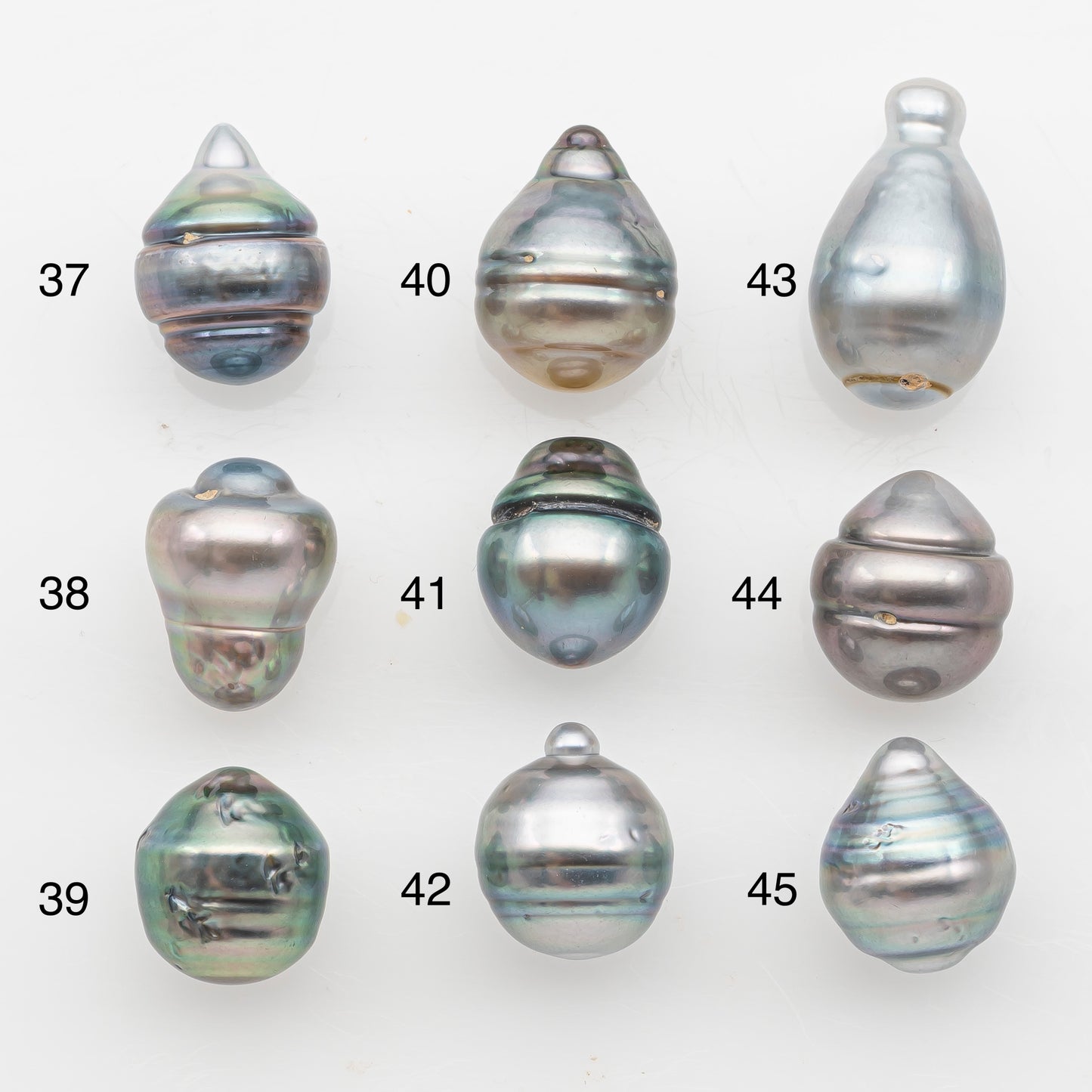 11-12mm Tahitian Pearl, Loose Undrilled with High Luster and Blemishes for Jewelry Making, SKU # 2923TH