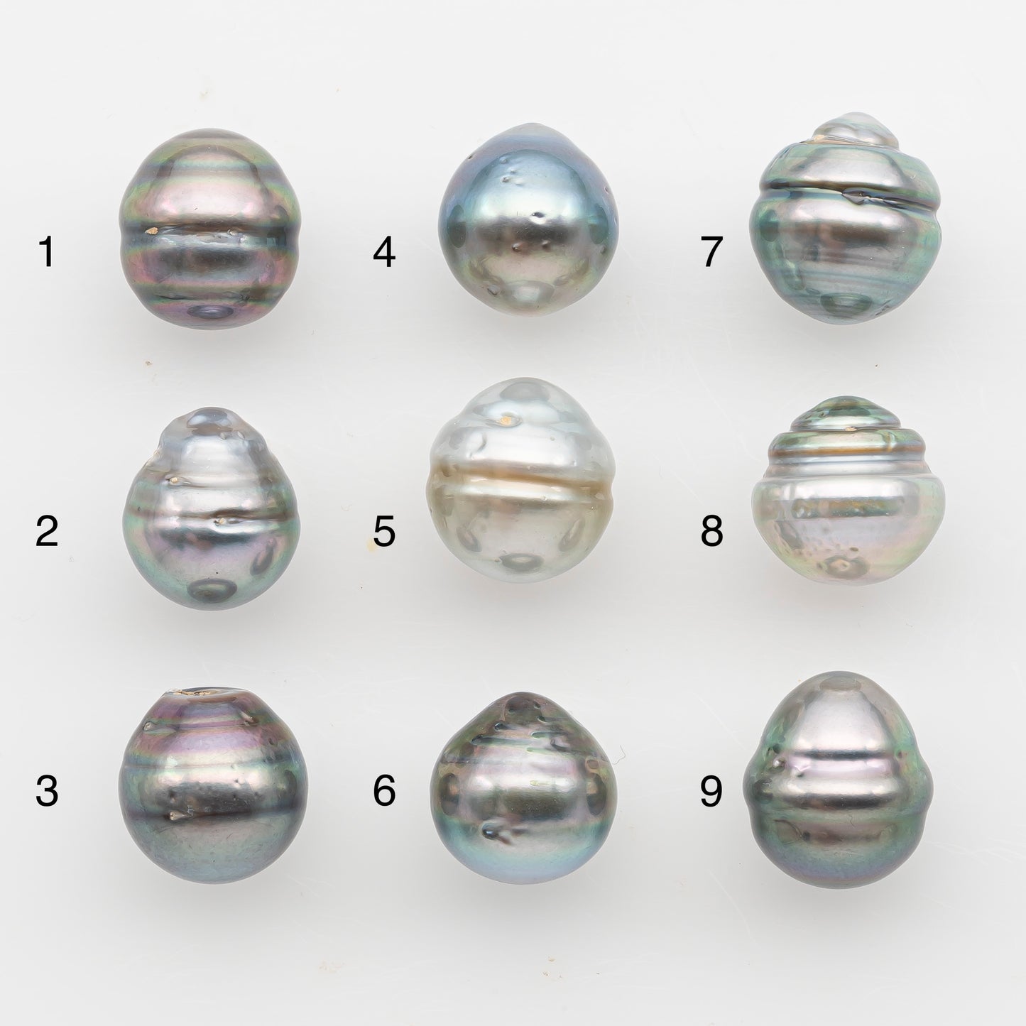 11-12mm Tahitian Pearl, Loose Undrilled with High Luster and Blemishes for Jewelry Making, SKU # 2924TH