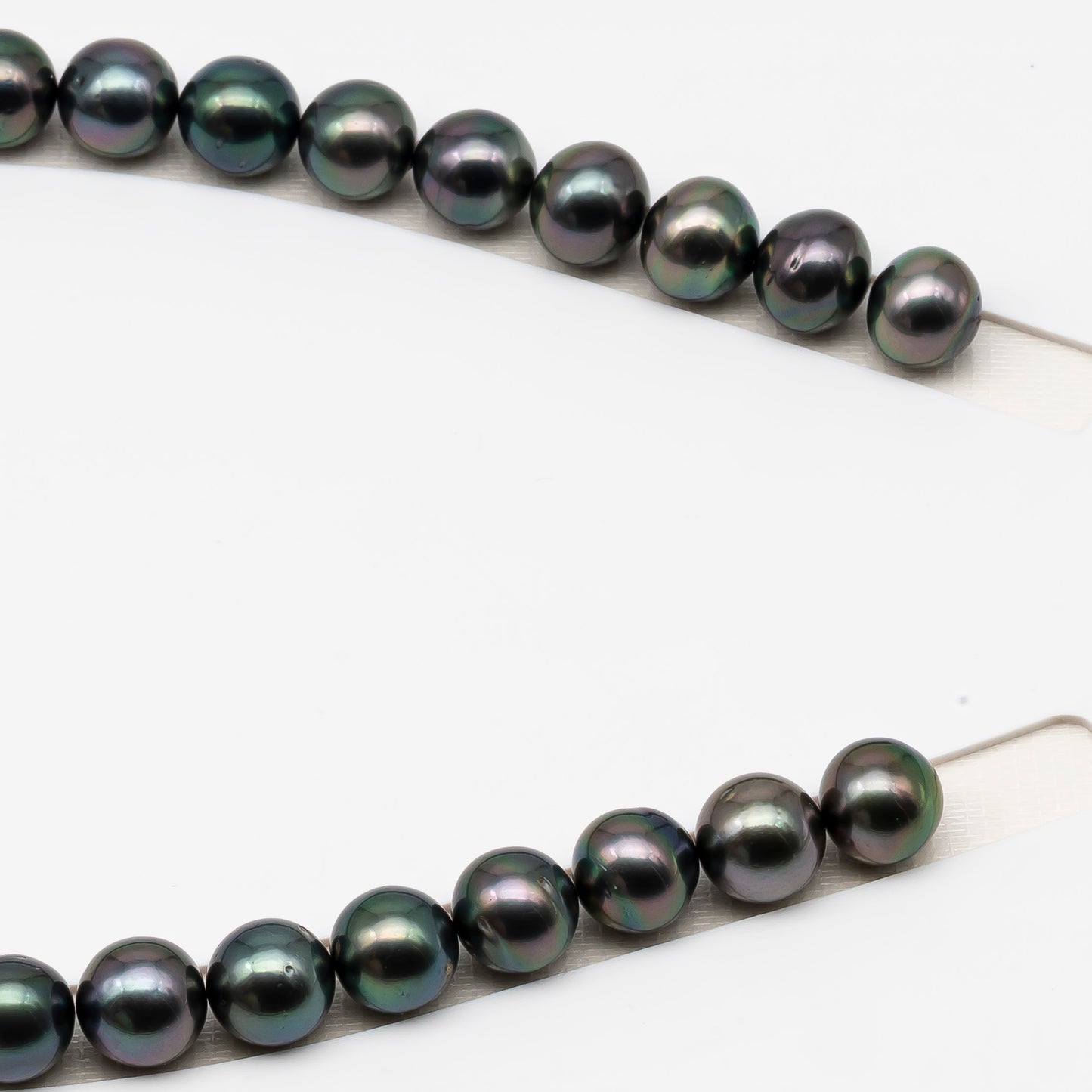 12-13mm Tahitian Pearls, 16” Full Strand, Undrilled (No Hole), Natural Color, High Luster, SKU # 3059TH