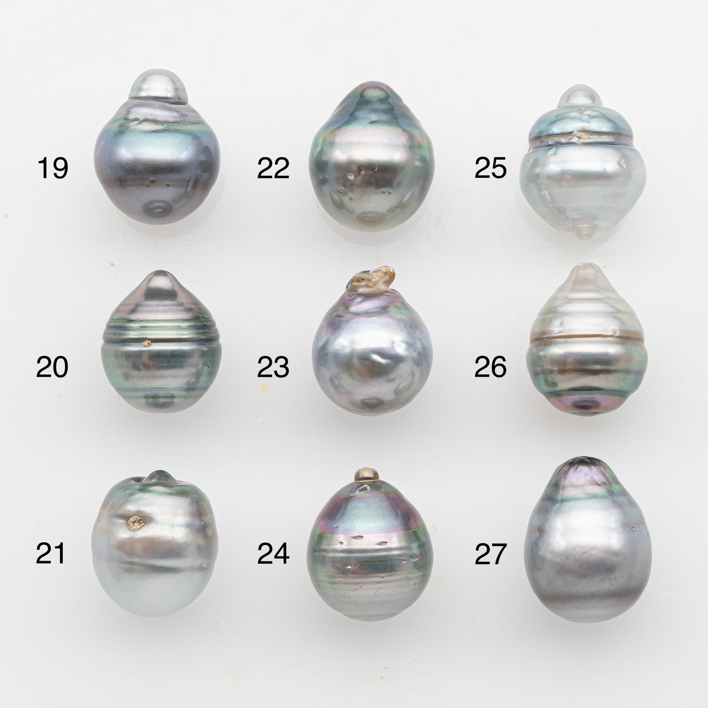 11-12mm Tahitian Pearl, Loose Undrilled with High Luster and Blemishes for Jewelry Making, SKU # 2924TH