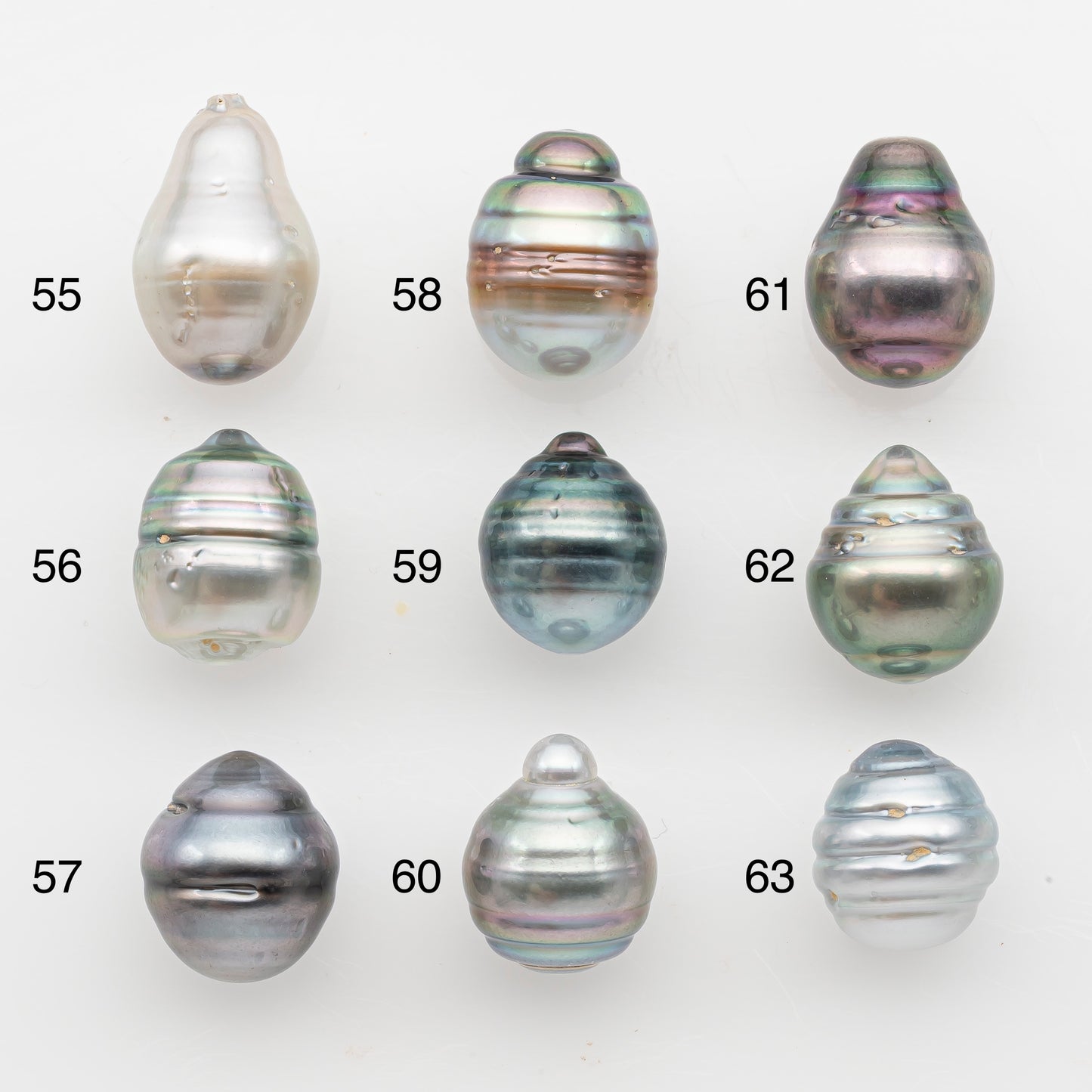 11-12mm Tahitian Pearl, Loose Undrilled with High Luster and Blemishes for Jewelry Making, SKU # 2924TH