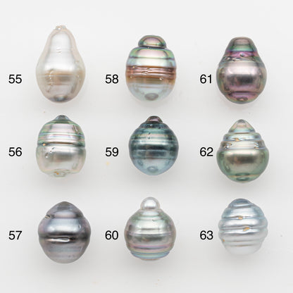 11-12mm Tahitian Pearl, Loose Undrilled with High Luster and Blemishes for Jewelry Making, SKU # 2924TH