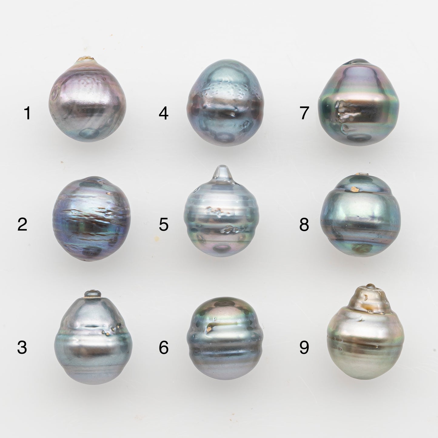 11-12mm Tahitian Pearl, Loose Undrilled with High Luster and Blemishes for Jewelry Making, SKU # 2925TH