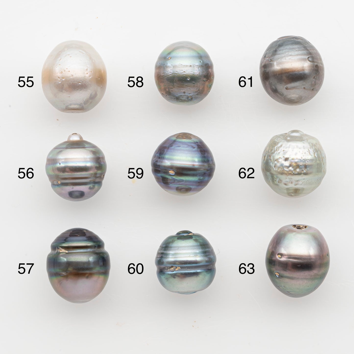 11-12mm Tahitian Pearl, Loose Undrilled with High Luster and Blemishes for Jewelry Making, SKU # 2925TH