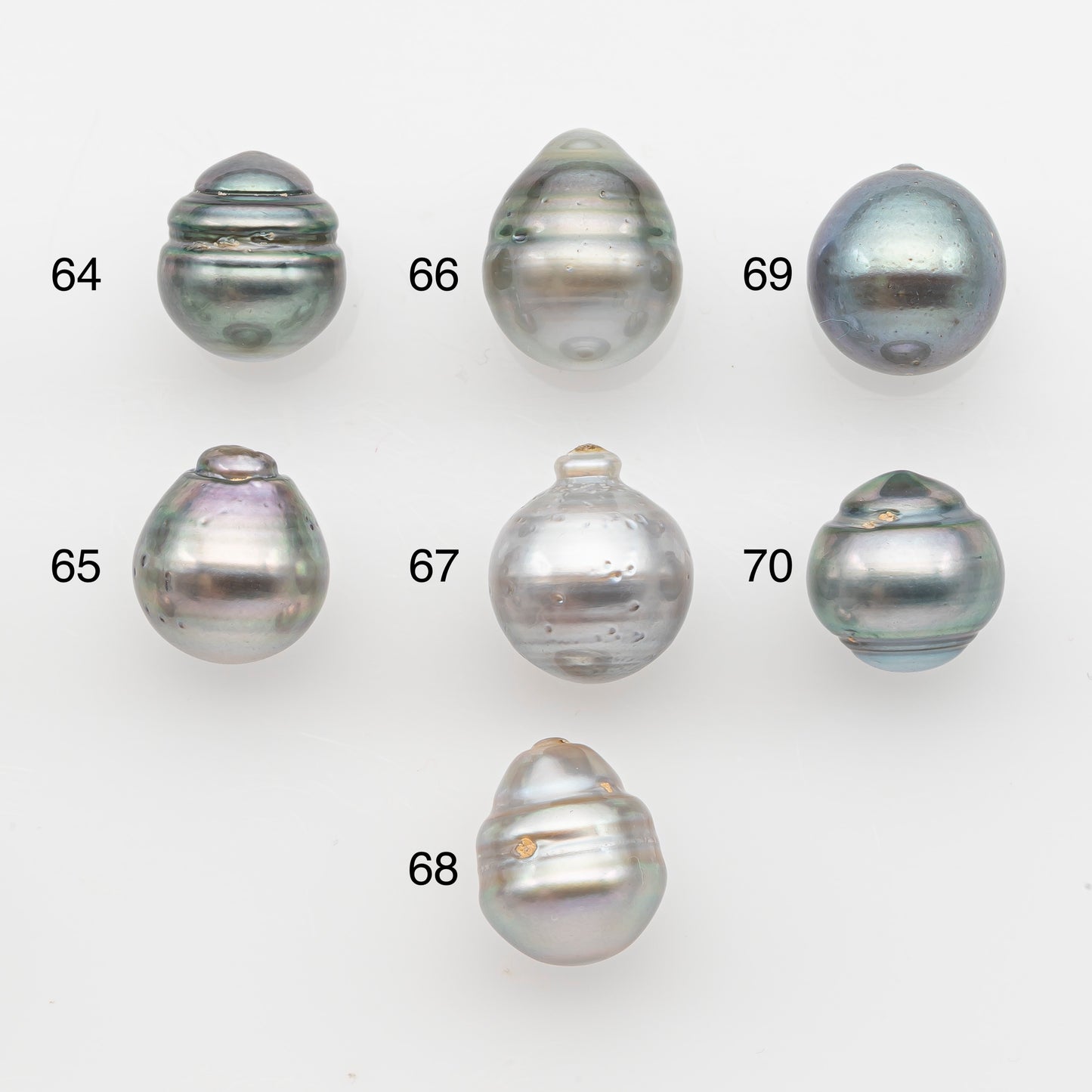 11-12mm Tahitian Pearl, Loose Undrilled with High Luster and Blemishes for Jewelry Making, SKU # 2925TH
