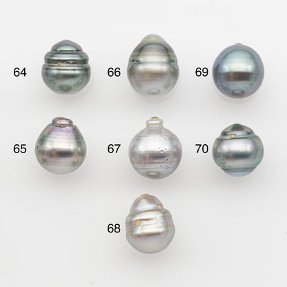11-12mm Tahitian Pearl, Loose Undrilled with High Luster and Blemishes for Jewelry Making, SKU # 2925TH