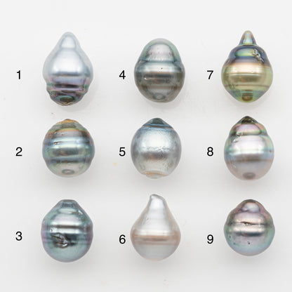 11-12mm Tahitian Pearl, Loose Undrilled with High Luster and Blemishes for Jewelry Making, SKU # 2926TH