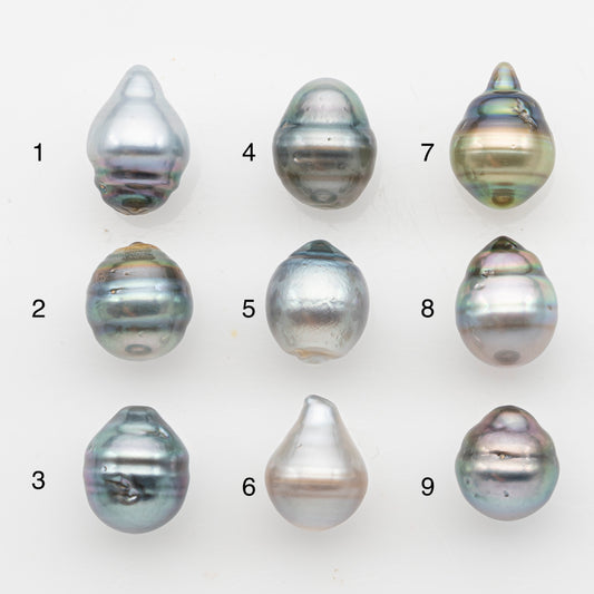 11-12mm Tahitian Pearl, Loose Undrilled with High Luster and Blemishes for Jewelry Making, SKU # 2926TH