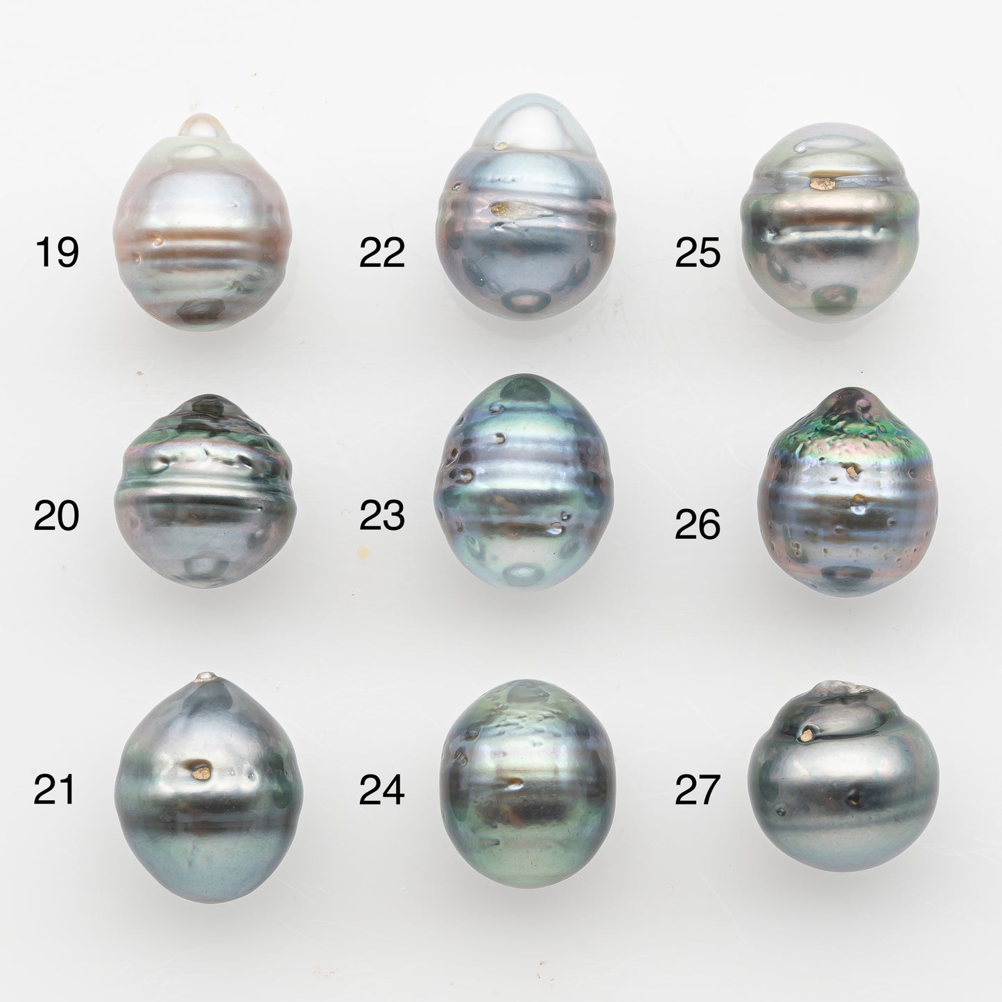 11-12mm Tahitian Pearl, Loose Undrilled with High Luster and Blemishes for Jewelry Making, SKU # 2926TH