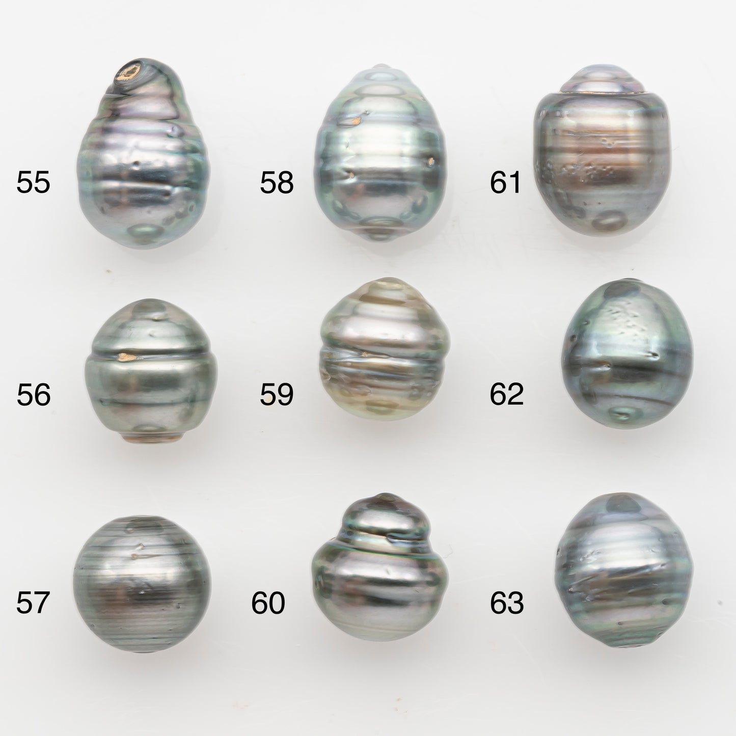 11-12mm Tahitian Pearl, Loose Undrilled with High Luster and Blemishes for Jewelry Making, SKU # 2926TH