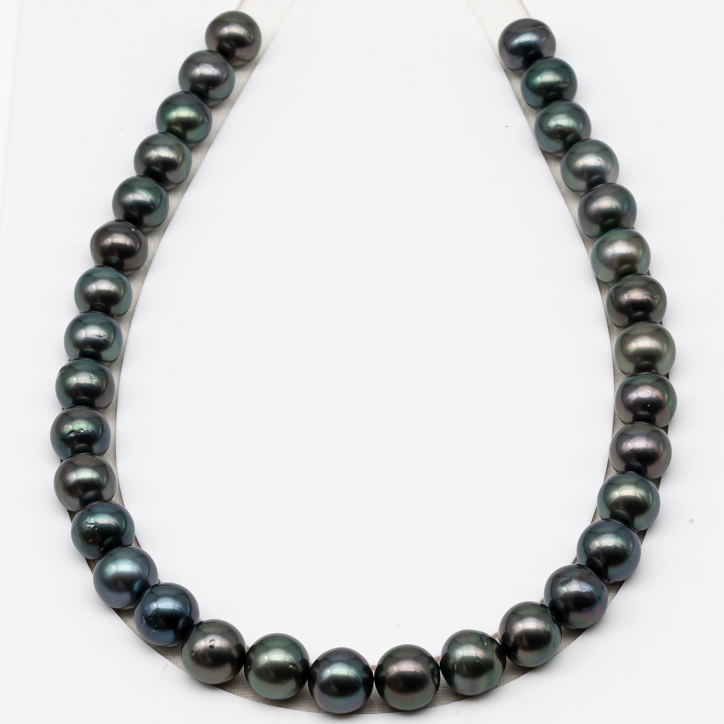 12-13mm Tahitian Pearls, 16” Full Strand, Undrilled (No Hole), Natural Color, High Luster, SKU # 3060TH