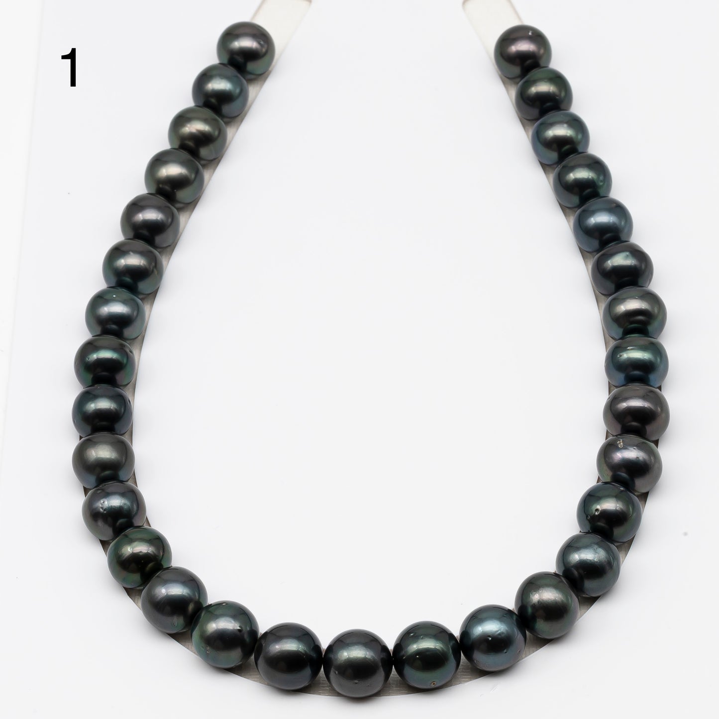 13-14mm Tahitian Pearls, 16” Full Strand, Undrilled (No Hole), Natural Color, High Luster, SKU # 3061TH