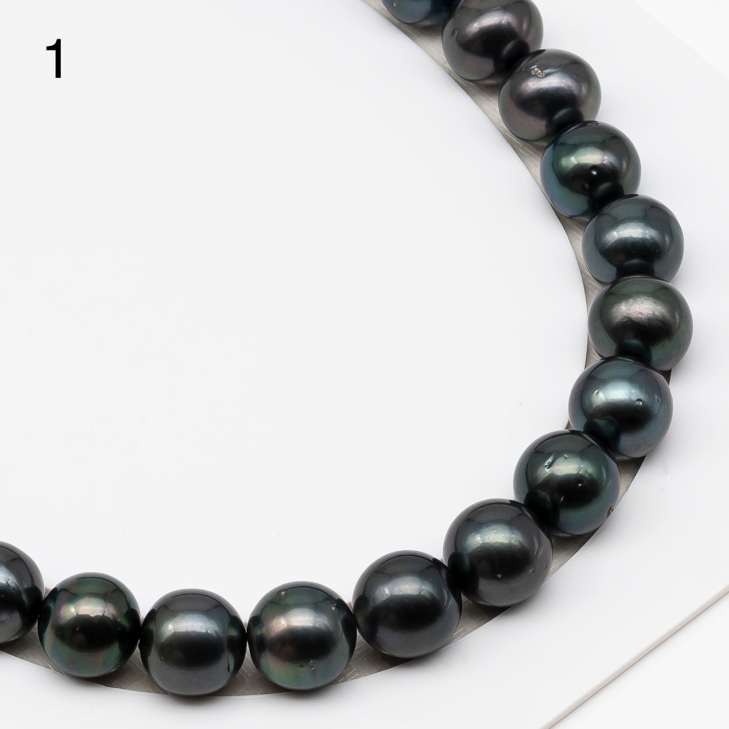 13-14mm Tahitian Pearls, 16” Full Strand, Undrilled (No Hole), Natural Color, High Luster, SKU # 3061TH