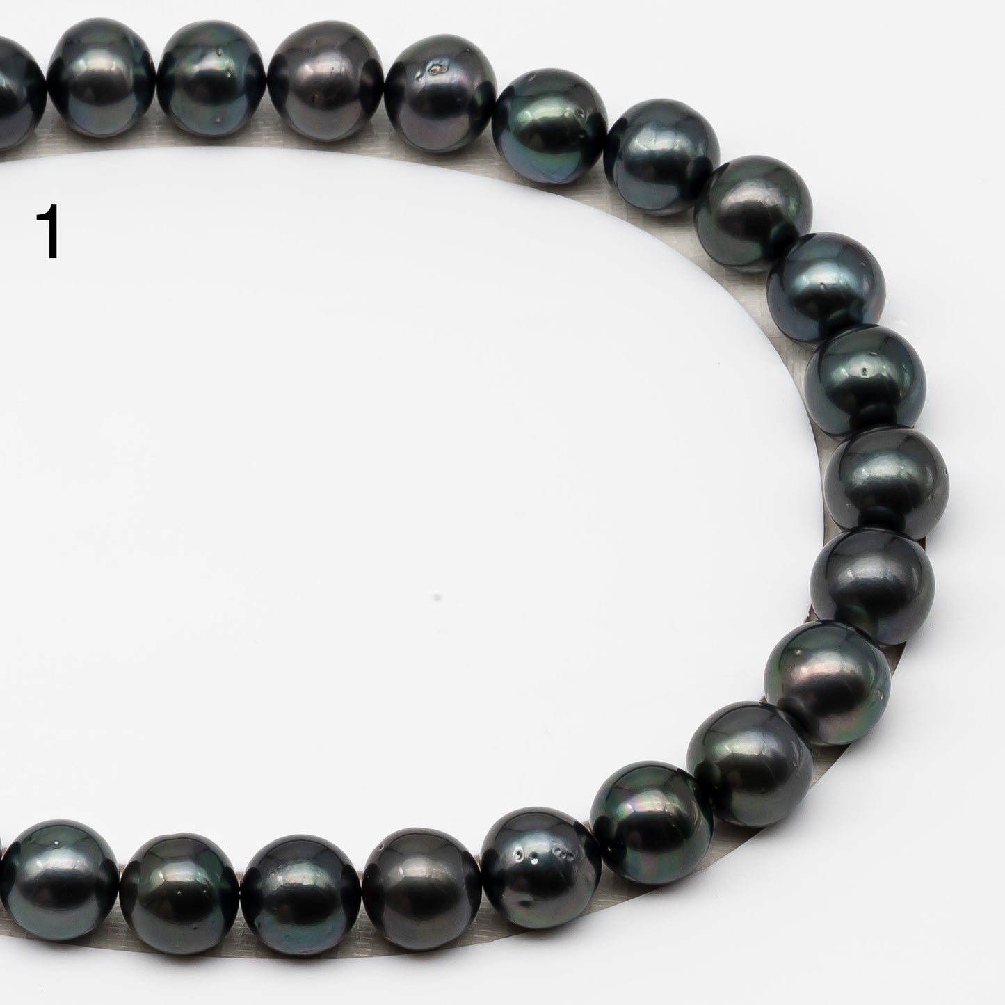 13-14mm Tahitian Pearls, 16” Full Strand, Undrilled (No Hole), Natural Color, High Luster, SKU # 3061TH