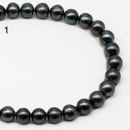 13-14mm Tahitian Pearls, 16” Full Strand, Undrilled (No Hole), Natural Color, High Luster, SKU # 3061TH