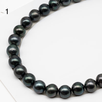 13-14mm Tahitian Pearls, 16” Full Strand, Undrilled (No Hole), Natural Color, High Luster, SKU # 3061TH