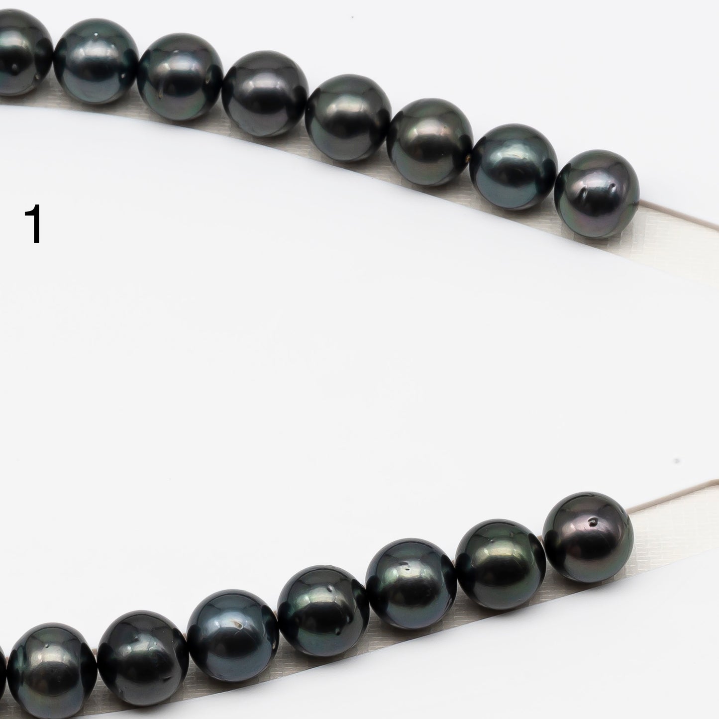 13-14mm Tahitian Pearls, 16” Full Strand, Undrilled (No Hole), Natural Color, High Luster, SKU # 3061TH