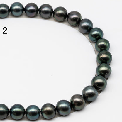 13-14mm Tahitian Pearls, 16” Full Strand, Undrilled (No Hole), Natural Color, High Luster, SKU # 3061TH